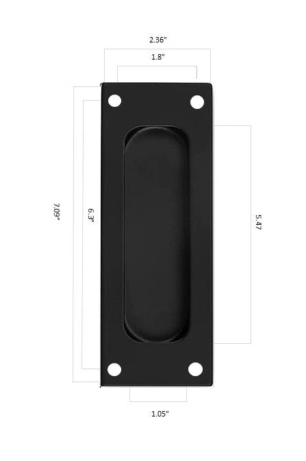 MANILLA BARN DOOR BLACK