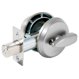 DEADBOLT SIMPLE LLAVE MARIPOSA  D102SS